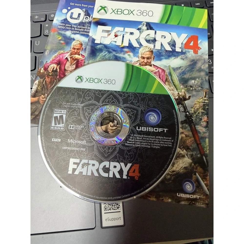Far Cry 4 Microsoft Xbox 360 Game Complete‎ with Manual Ubisoft 2014 FPS